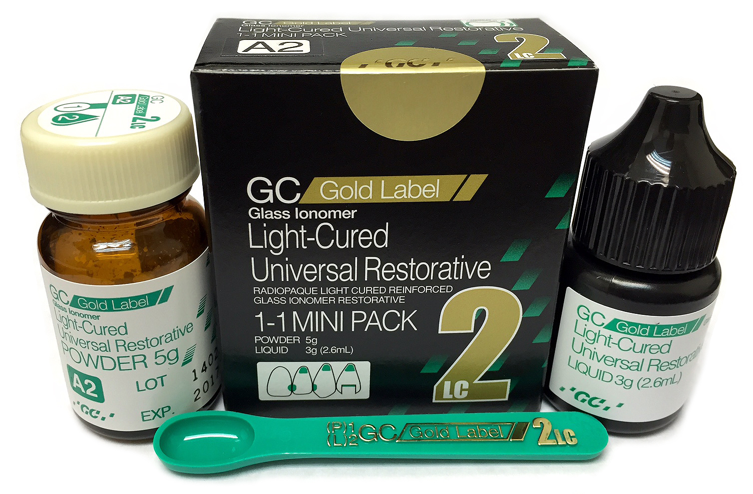 (image for) GC - Gold Label - Glass Ionomer - 2 LC (Black Box)